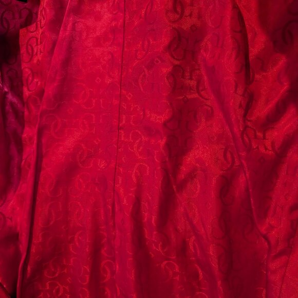 GUESS red wool coat size S Y2K - Picture 8 of 10